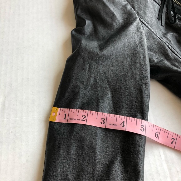 Joie Leather & Shearling Jacket (Ailey e) - Picture 14 of 14